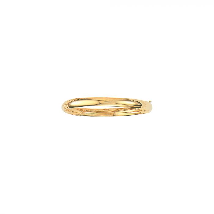 14K Gold Polished 6mm Bangle