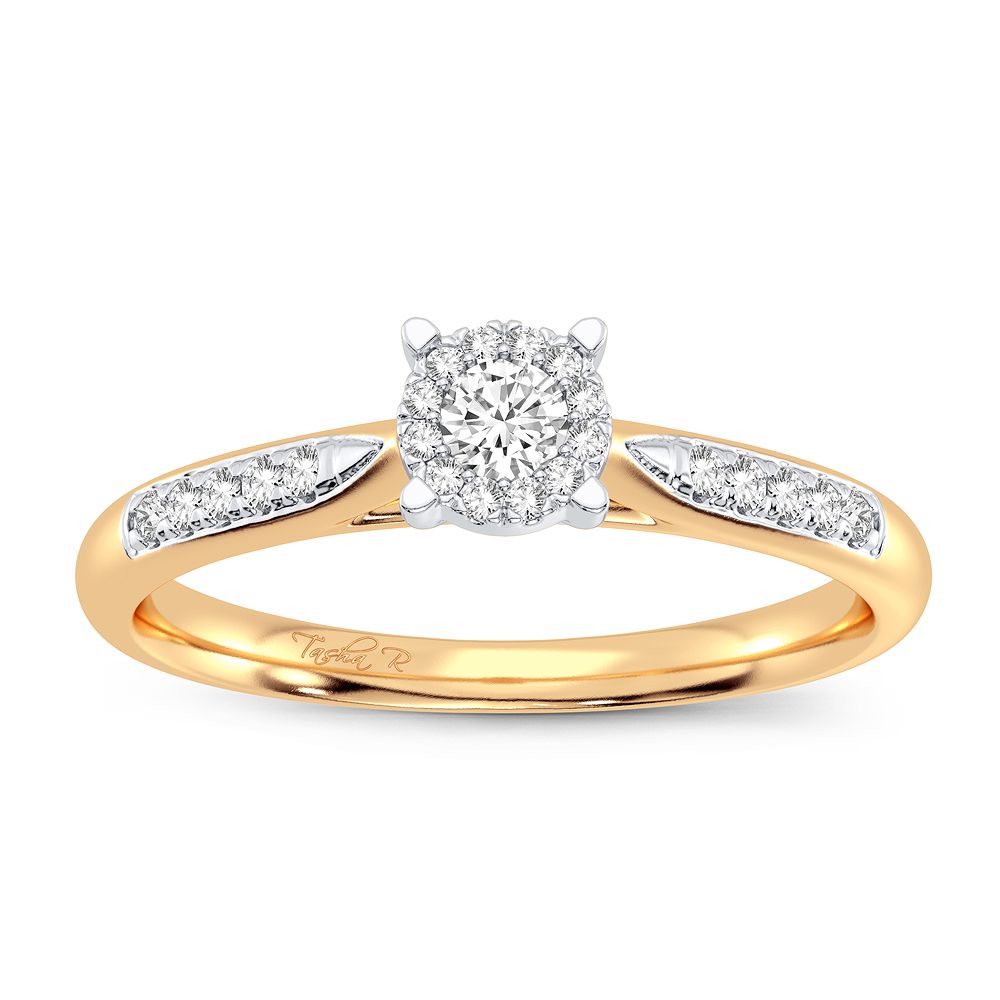 14K 0.15CT Diamond Ring