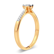 Load image into Gallery viewer, 14K 0.15CT Diamond Ring
