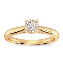 Load image into Gallery viewer, 14K 0.10CT Diamond Ring
