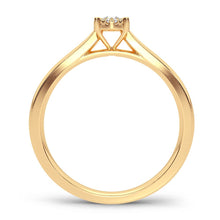 Load image into Gallery viewer, 14K 0.10CT Diamond Ring
