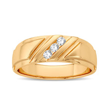 Load image into Gallery viewer, 14K 0.10CT Diamond Band
