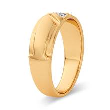 Load image into Gallery viewer, 14K 0.10CT Diamond Band
