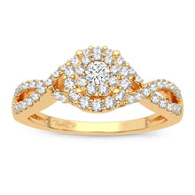 Load image into Gallery viewer, 14K 0.38CT Diamond Ring
