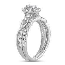 Load image into Gallery viewer, 14K 1.00CT Fancy Cut Bridal Ring
