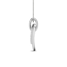 Load image into Gallery viewer, Diamond 1/10 Ct.Tw. Heart Pendant in 10K White Gold
