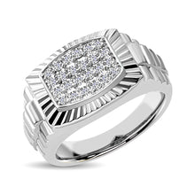 Load image into Gallery viewer, 10K White Gold 1/2 Ct.Tw. Diamond Mens Fashion Ring
