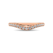 Load image into Gallery viewer, 14K Rose Gold 1/3 Ct.Tw. Diamond Curve Band
