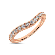 Load image into Gallery viewer, 14K Rose Gold 1/3 Ct.Tw. Diamond Curve Band
