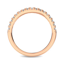 Load image into Gallery viewer, 14K Rose Gold 1/3 Ct.Tw. Diamond Curve Band
