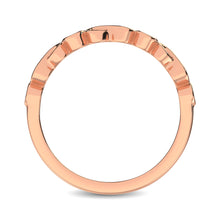 Load image into Gallery viewer, 14K Rose Gold 1/10 Ctw Diamond Band
