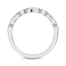 Load image into Gallery viewer, 14K White Gold 1/10 Ctw Diamond Band
