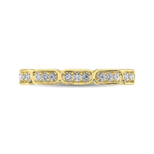 Load image into Gallery viewer, 14K Yellow Gold 1/5 Ct.Tw. Diamond Stackable Band
