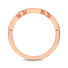 Load image into Gallery viewer, 14K Rose Gold 1/6 Ct.Tw. Diamond Stackable Band
