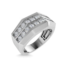 Load image into Gallery viewer, Diamond 1 Ct.Tw.Mens Wedding Band in 10K White Gold
