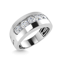 Load image into Gallery viewer, Diamond 1 Ct.Tw.Mens Wedding Band in 10K White Gold
