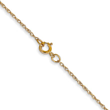 Load image into Gallery viewer, 14k .6 mm Carded Cable Rope Chain
