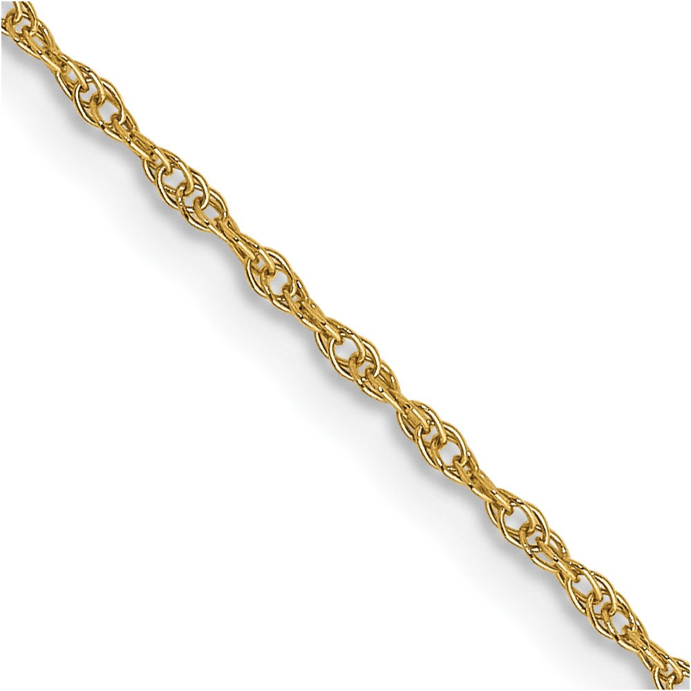 14k .95 mm Carded Cable Rope Chain