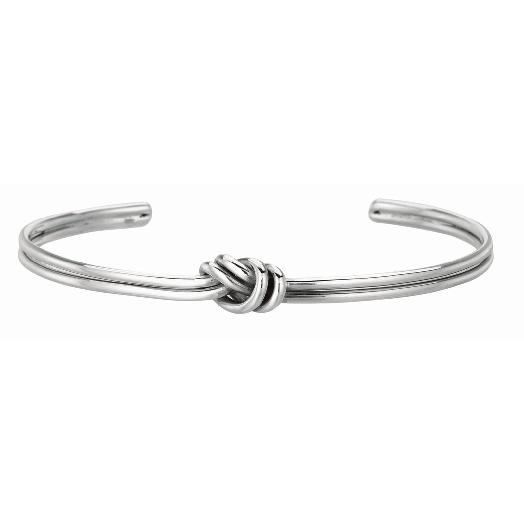 Silver Loveknot Cuff