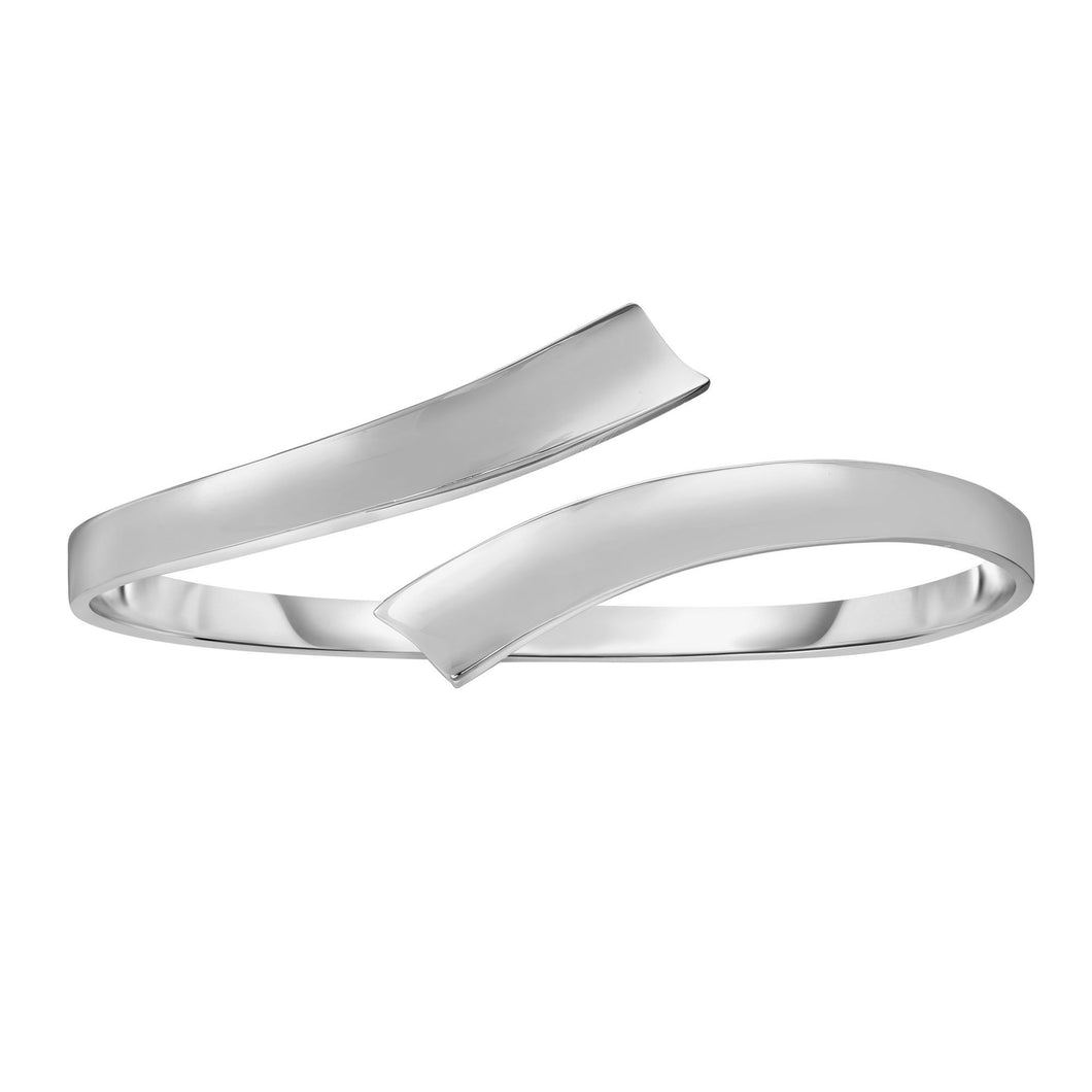 Silver Bypass Bangle