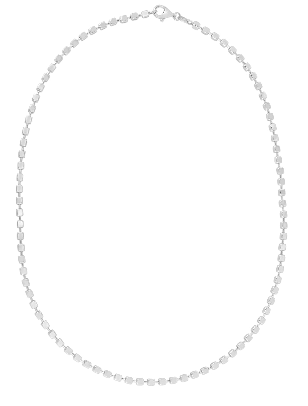 Silver Cubo Classic Necklace