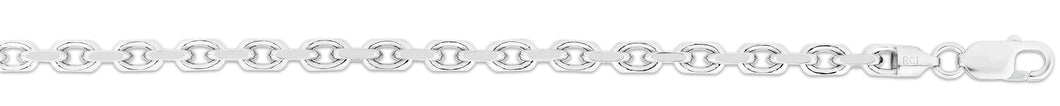 Silver 5.5mm Diamond Cut Anchor Chain