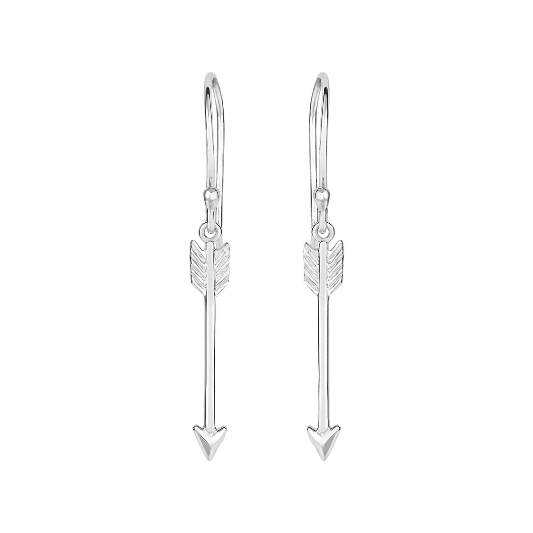 Silver Arrow Earring