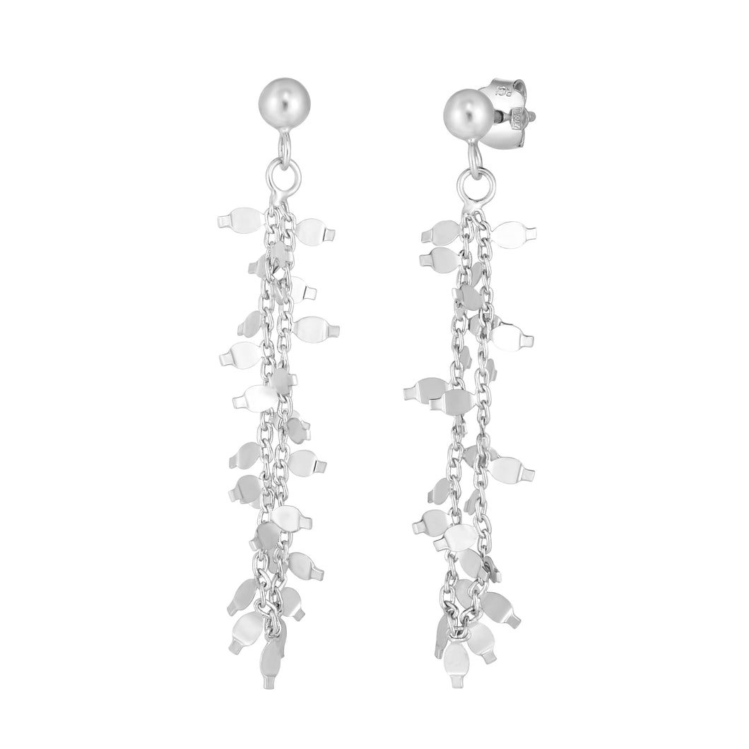 Silver Flora Earring