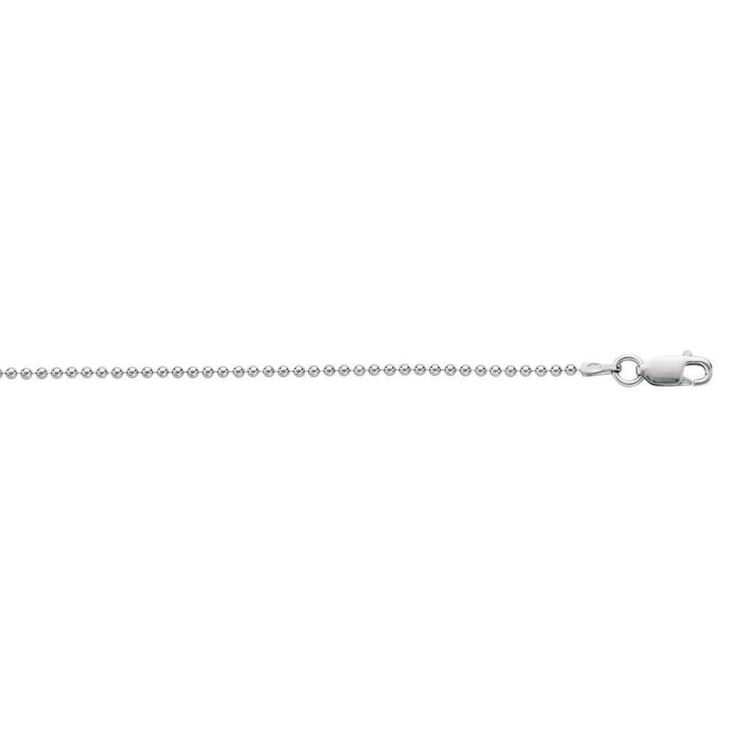 Silver 1.5mm Bead Chain