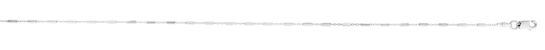 Silver 1.37mm Saturn Chain