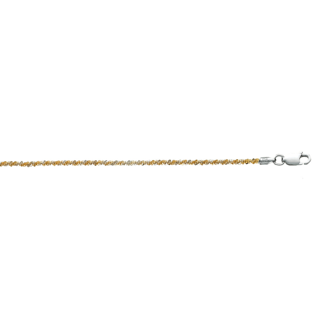 Silver 2.3mm Sparkle Chain