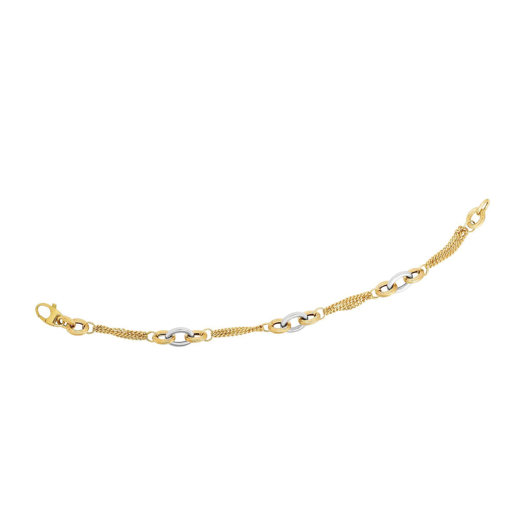 14K Gold Interlocking Stations Heritage Link