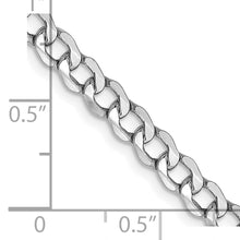 Load image into Gallery viewer, 14k WG 4.3mm Semi-Solid Curb Chain
