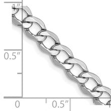 Load image into Gallery viewer, 14k WG 5.25mm Semi-Solid Curb Chain

