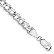 Load image into Gallery viewer, 14k WG 5.25mm Semi-Solid Curb Chain
