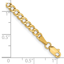 Load image into Gallery viewer, 14k 3.35mm Semi-Solid Curb Chain
