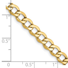 Load image into Gallery viewer, 14k 5.25mm Semi-Solid Curb Chain
