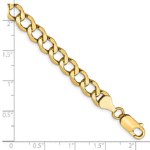 Load image into Gallery viewer, 14k 6.5mm Semi-Solid Curb Chain
