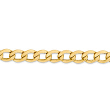 Load image into Gallery viewer, 14k 9mm Semi-Solid Curb Chain
