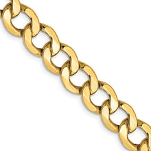 Load image into Gallery viewer, 14k 9mm Semi-Solid Curb Chain
