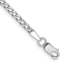Load image into Gallery viewer, 14k WG 2.5mm Semi-Solid Curb Chain
