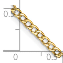 Load image into Gallery viewer, 14k 2.5mm Semi-Solid Curb Chain
