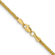 Load image into Gallery viewer, 14k 2mm Semi-solid 3-Wire Wheat Chain

