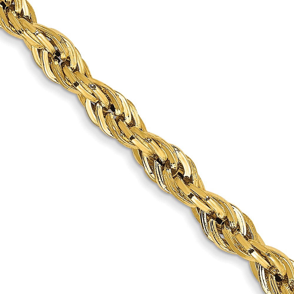 14ky 3.0mm Semi-Solid Rope Chain