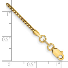 Load image into Gallery viewer, 14k 1.5mm Semi-Solid Round Box Chain
