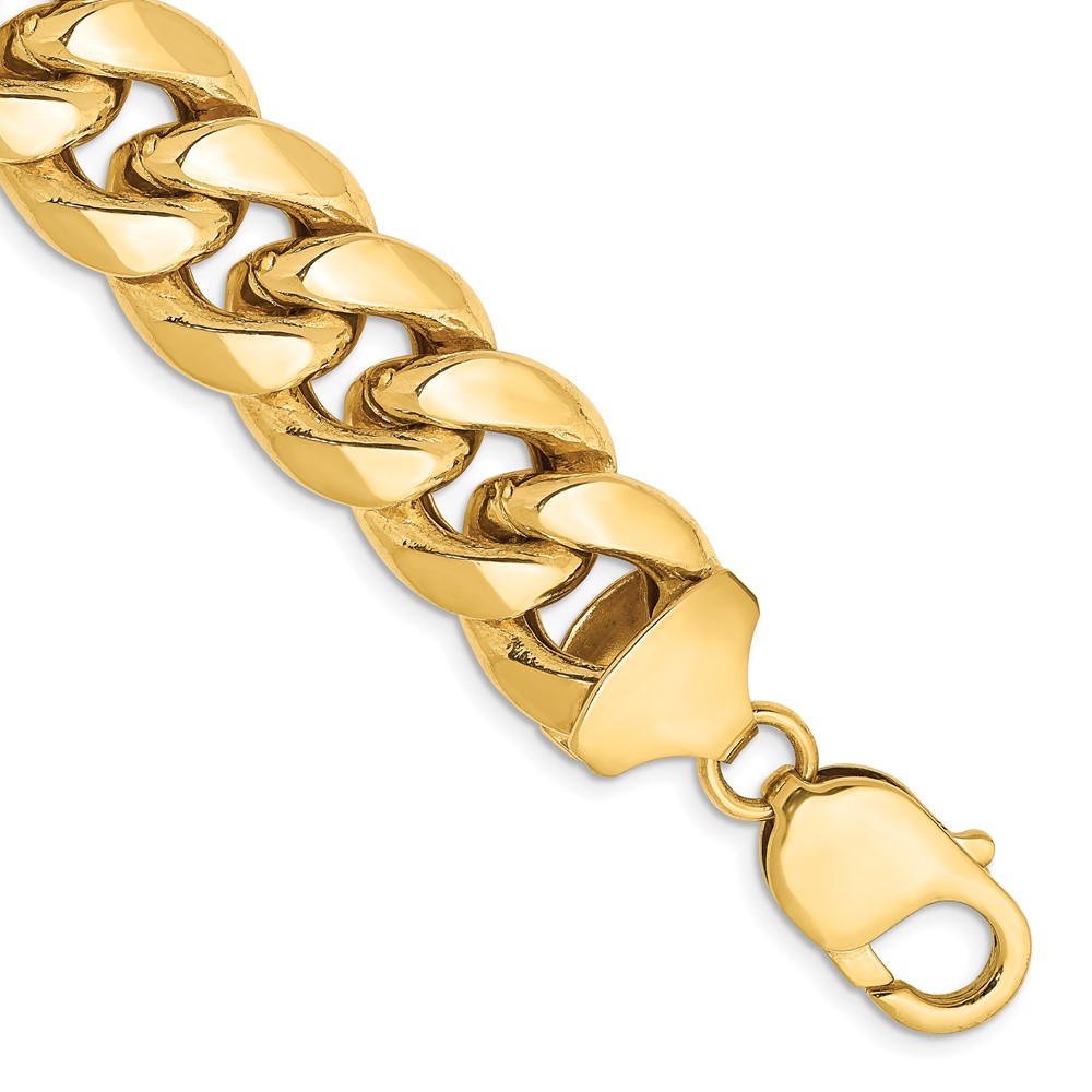 14k 13.2mm Semi-Solid Miami Cuban Chain