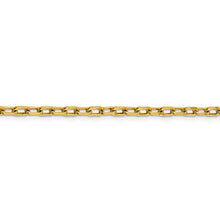 Load image into Gallery viewer, 14k 3.7mm Semi-solid D/C Open Link Cable Chain
