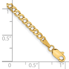 Load image into Gallery viewer, 14k 2.85mm Semi-Solid Curb Chain
