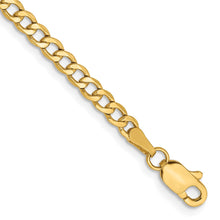 Load image into Gallery viewer, 14k 2.85mm Semi-Solid Curb Chain
