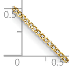 Load image into Gallery viewer, 14k 1.85mm Semi-Solid Curb Chain
